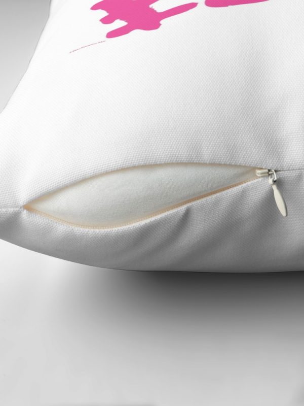 Eloise Throw Pillow zip feature