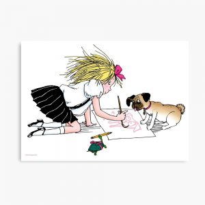 Eloise and the gang painting Canvas Print