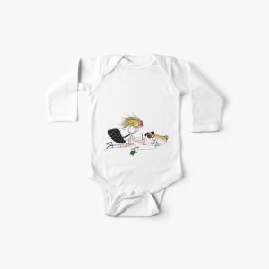 Eloise and the gang painting long sleeve Baby One-Piece