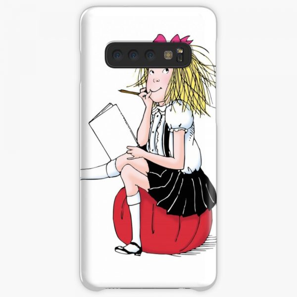 Eloise thinking about what to write Samsung Galaxy Case Skin