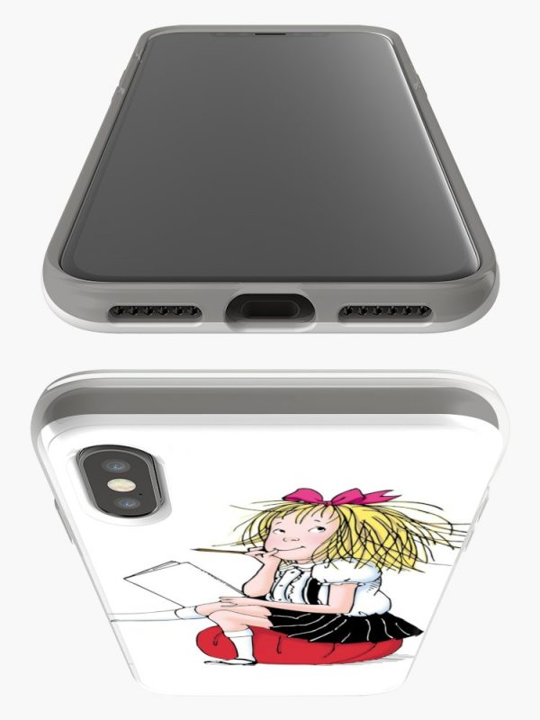 Eloise thinking about what to write iPhone Case Cover top